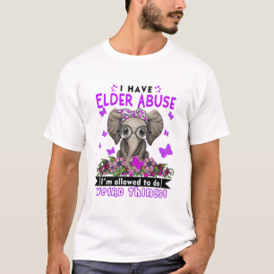 Ouderlijke Abuse Awareness Month Ribbon Giften T-shirt