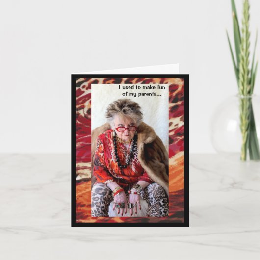 Ouderlijke bedtijd om 21.30 uur kaart (Voorkant)