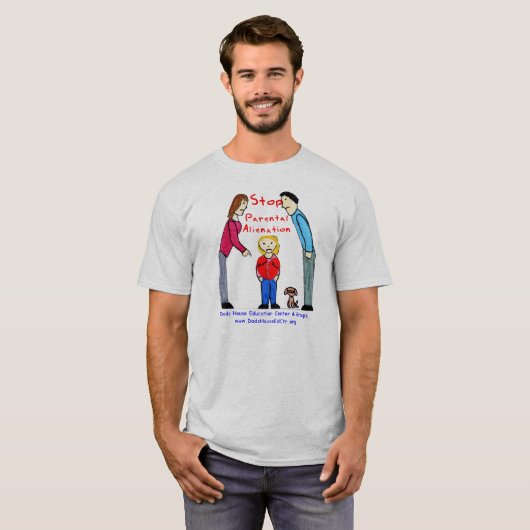 Ouderlijke buitengebruikstelling stoppen t-shirt (Voorkant volledig)