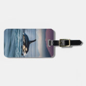 Ouderlijke gelukzaligheid: mummie en Baby orka's i Bagagelabel (Voorkant horizontaal)