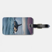 Ouderlijke gelukzaligheid: mummie en Baby orka's i Bagagelabel (Achterkant horizontaal)