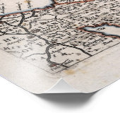 Ouderlijke kaart van het Paradijs, de Golf van Ede Foto Afdruk (Hoek)