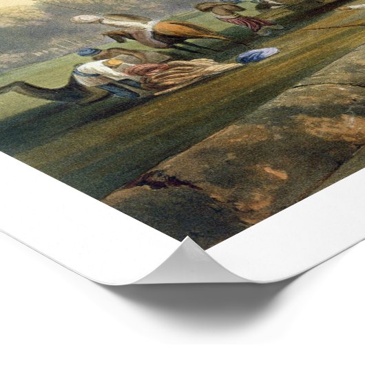 Ouderlijke tempel van Hulwud, van boekdeel I van ' Poster (Hoek)