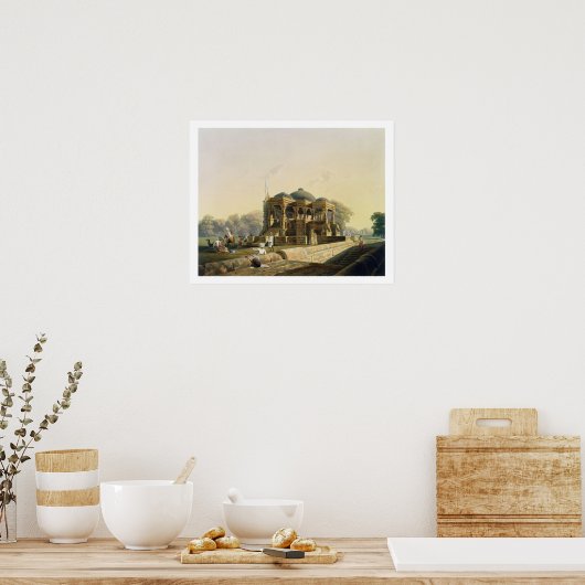 Ouderlijke tempel van Hulwud, van boekdeel I van ' Poster (Keuken)