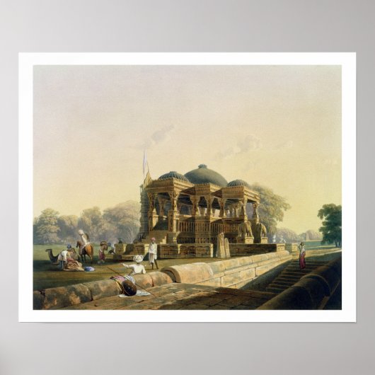 Ouderlijke tempel van Hulwud, van boekdeel I van ' Poster (Voorkant)