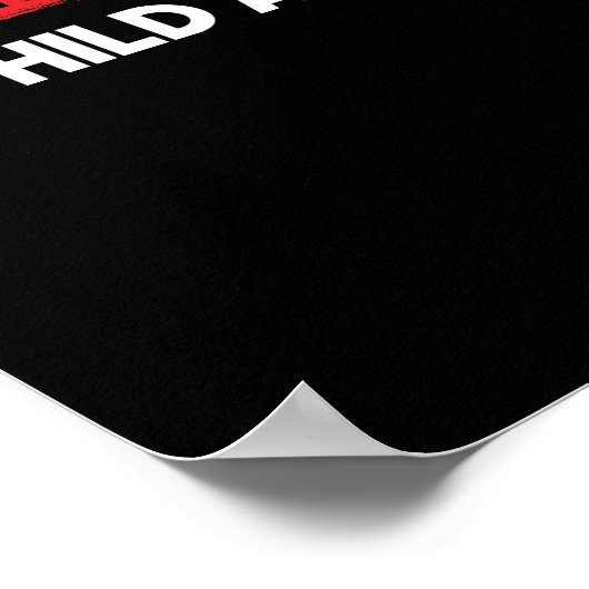 Ouderlijke vreemdeling is bewustwording van kinder poster (Hoek)