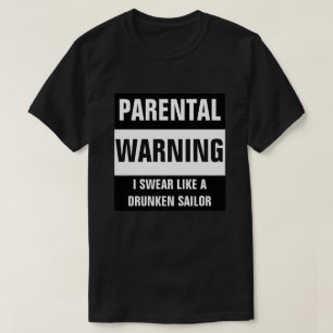 OUDERLIJKE WAARSCHUWING IK ZWEER HET T-SHIRT