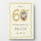 Ouders 40e trouwdag foto fotoplaat (voorkant)