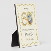 Ouders 40e trouwdag foto fotoplaat (Zijkant)