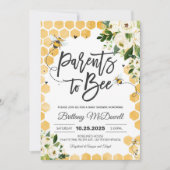 Ouders aan Bijen Baby shower Kaart (Voorkant)