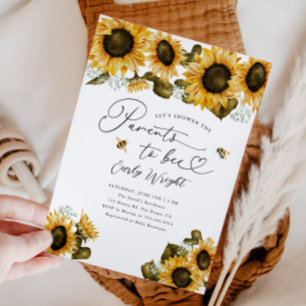 Ouders aan Bijen Baby shower Kaart