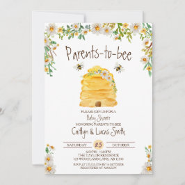 Ouders-aan-bijen, Bumble Bee Baby shower Kaart