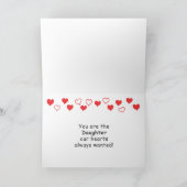 Ouders aan Dochter Valentijnsdag Kaart (Binnen)