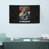 Ouders Accepteren Ik Ben Nu Je Moeder Berenknuffel Spandoek (Beurs)