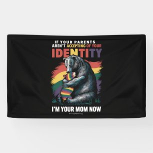 Ouders Accepteren Ik Ben Nu Je Moeder Berenknuffel Spandoek