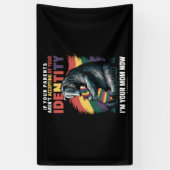 Ouders Accepteren Ik Ben Nu Je Moeder Berenknuffel Spandoek (Verticaal)