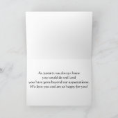 **OUDERS** AFSCHEID NEMEN/WE ZIJN ZO TROTS OP "JOU KAART (Binnen)