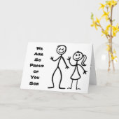 **OUDERS** AFSCHEID NEMEN/WE ZIJN ZO TROTS OP *** KAART (Gele Bloem)