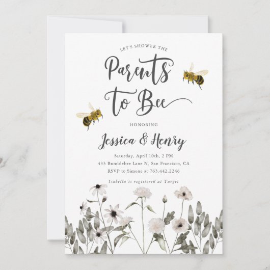 Ouders bij de uitnodiging tot het indienen van Bab (Voorkant)