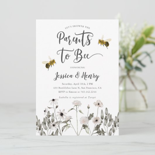 Ouders bij de uitnodiging tot het indienen van Bab (Staand voorkant)