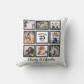 Ouders Bruiloft Jubileum FOTO Custom Branded Kussen (Voorkant)