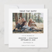 Ouders die gehuwde kinderen krijgen foto-opslagdat aankondiging (Achterkant)