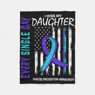 Ouders die ik mis Mijn dochter Suicide Awareness P Fleece Deken