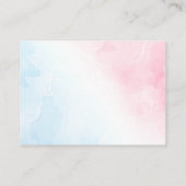 Ouders die roze blauw wensen en advies moeten geve informatiekaartje (Achterkant)