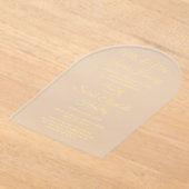 Ouders Elegant Gold Afstuderen Aankondiging (Laagn)