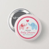 Ouders en Baby showers Ronde Button 5,7 Cm (Voorkant /achterkant)