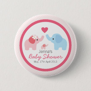 Ouders en Baby showers Ronde Button 5,7 Cm
