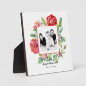 Ouders Foto BAPTISM Keepomwille Cadeaus - Rode Roz Fotoplaat (Voorkant)