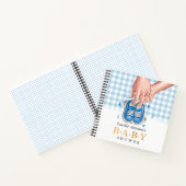 Ouders Handen met Schoenen Baby shower Gastenboek Notitieboek (Binnen)