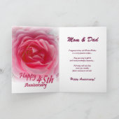 OUDERS - het 45ste Jubileum van het Huwelijk met Kaart (Binnen)