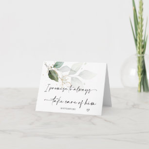 Ouders in de wet Gift Bride Gift Care of Him Weddi Kaart