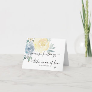 Ouders in de wet Gift Groom Gift Care of her Wedde Kaart