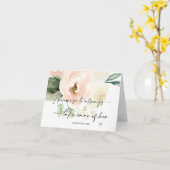 Ouders in de wet Gift Groom Gift Care of her Wedde Kaart (Gele Bloem)