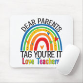 Ouders Labels Youre IT Einde van het jaar School T Muismat (Met muis)