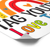 Ouders Labels Youre IT Einde van het jaar School T Poster (Hoek)
