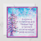 Ouders maken Kerstmis Magisch Inspirivity Feestdagenkaart (Voorkant)