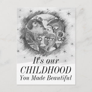 Ouders maken onze wereld tot een prachtig briefkaa briefkaart