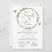 Ouders naar Bee Baby shower per Mail uitnodiging (Voorkant)