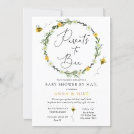 Ouders naar Bee Baby shower per Mail uitnodiging