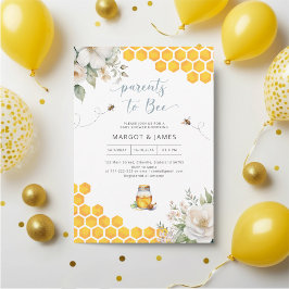 Ouders om honing Baby shower uitnodiging
