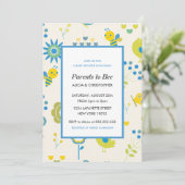 Ouders om uitnodigingen te zijn geslachtsneutraal  (Staand voorkant)