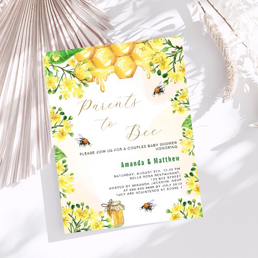 Ouders te bee florals koppels budget Baby shower