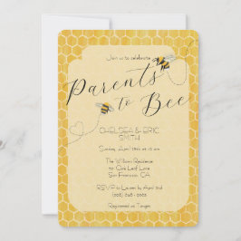 Ouders tot Bij Honingbij Baby Shower Kaart