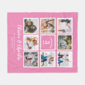 Ouders trouwjubileum FOTO op maat gemaakt Fleece Deken (Voorkant (Horizontaal))