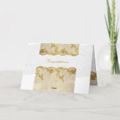 Ouders van Bride feliciteren de Kaart van de Groet (Achterkant)