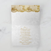 Ouders van Bride feliciteren de Kaart van de Groet (Binnen)